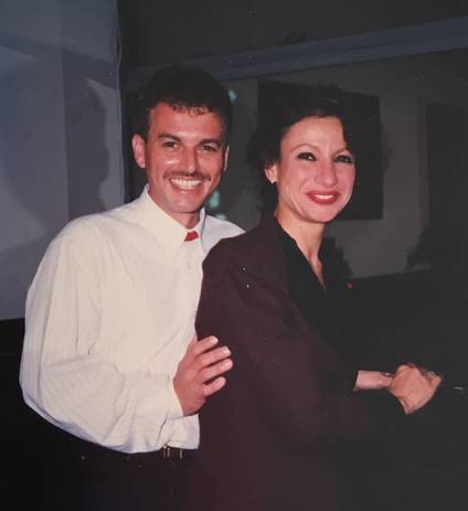 Esther Ofarim & Reto Maag in Tel Aviv, 1988 - foto (c) by Reto Maag