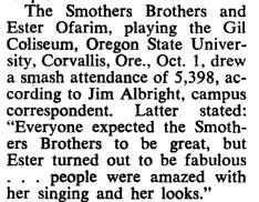 Article of the "Bilboard Magazine", November 28, 1964