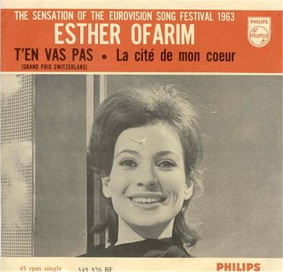 Esther Ofarim - T'en vas pas - La cit de mon coeur - 1963