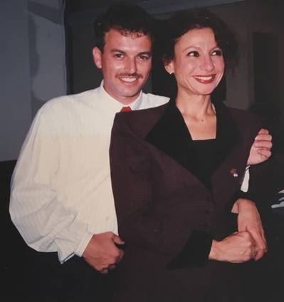 Esther Ofarim & Reto Maag in Tel Aviv, 1988 - foto (c) by Reto Maag