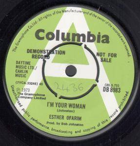 Esther Ofarim - I'm your woman - Demo