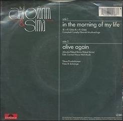 Abi Ofarim & Sima - In the morning of my live - Alive again - Backside of the LP