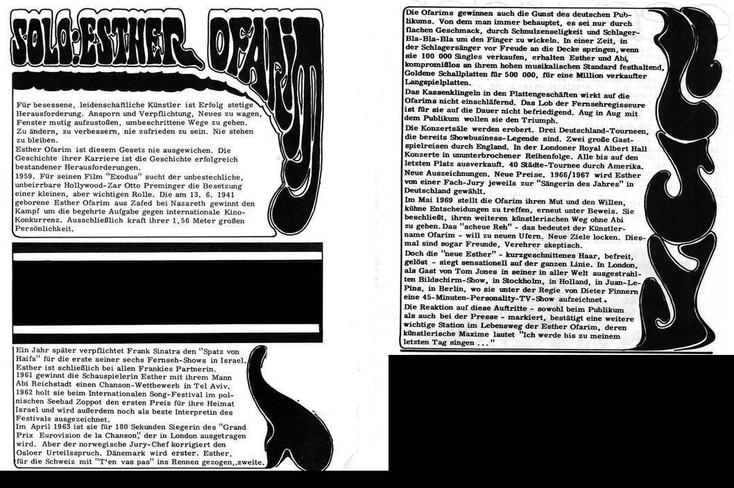 die blattpost - Esther Ofarim