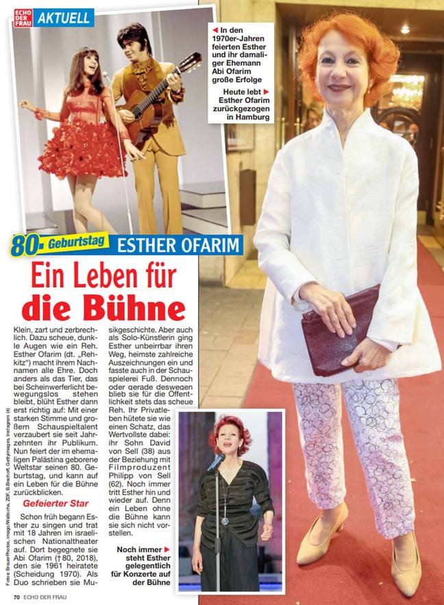 Esther Ofarim - article (c) Echo der Frau