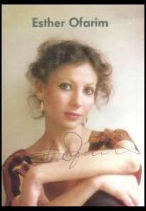 Esther Ofarim - autograph