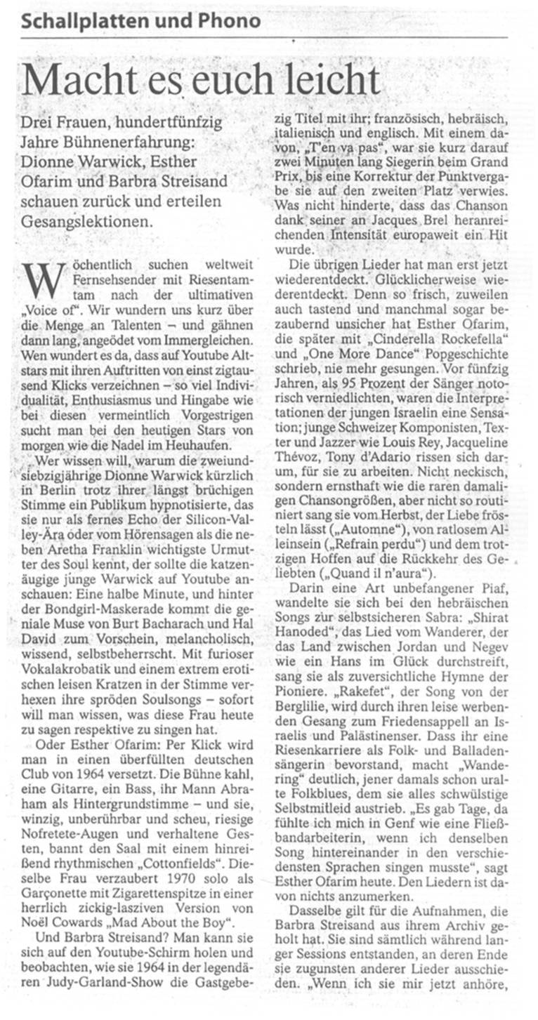 Taken from FAZ, November 1, 2012.