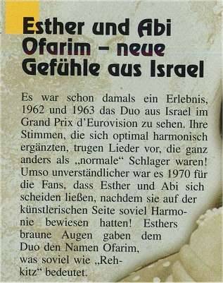 Golden Hits Golden Stars with Esther & Abi Ofarim