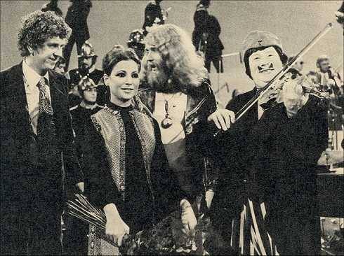 Esther Ofarim at Set Gaikema's show 1973